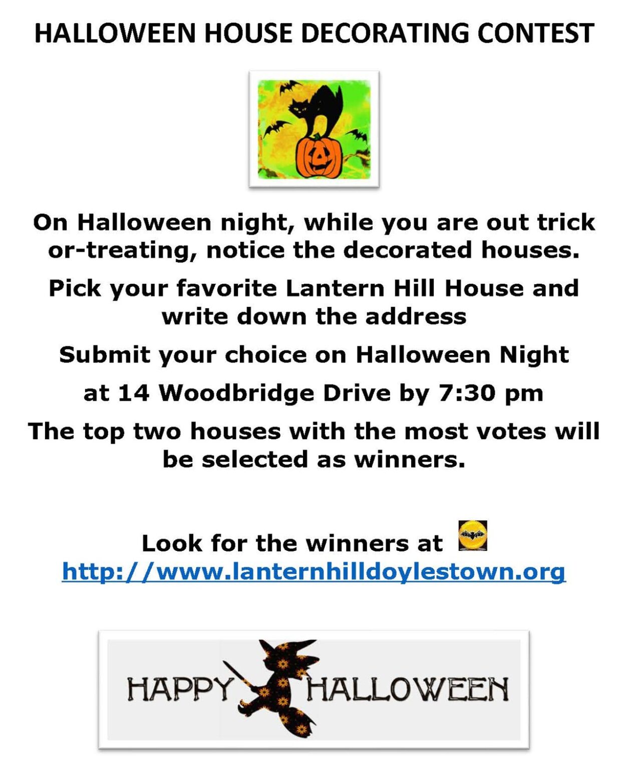 LH Halloween House Decorating Contest LH Halloween House Decorating Contest